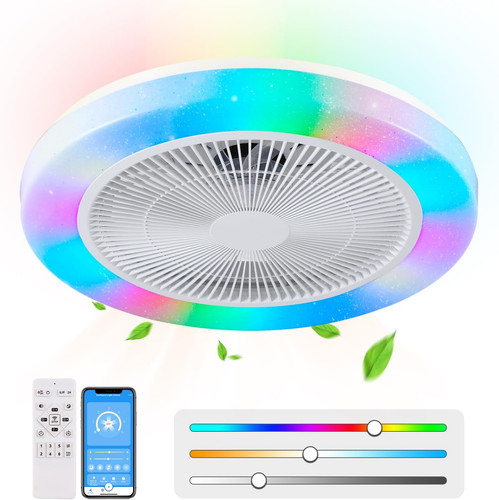 Ventilatore soffitto rgb - da,