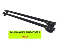 BARRE PORTATUTTO PORTAPACCHI TETTO CON RAILS PER CITROEN NEMO 2007 AL 2013