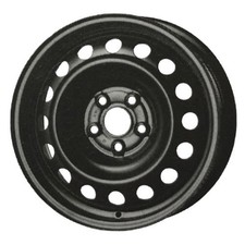 CERCHIO IN ACCIAIO PER MAZDA 2 6,0J15" 5X100 45 54,10 MAK ACCIAIO MATT BLACK