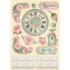 Wooden Shape Colorato House of Roses Stamperia sagome in legno