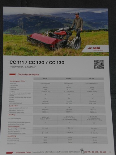 Motofalciatrice aebi 111 - aebi,