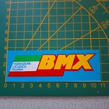adesivo vintage STICKER kleber bmx federazione ciclistica italiana