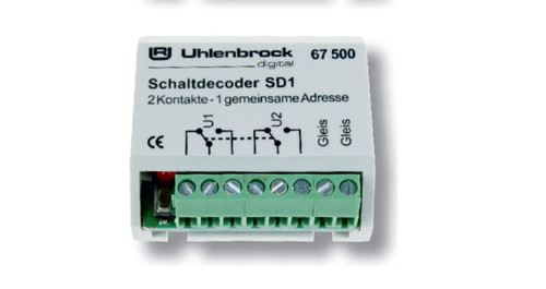 Uhlenbrock 67500 sd1 decoder - uhlenbrock,