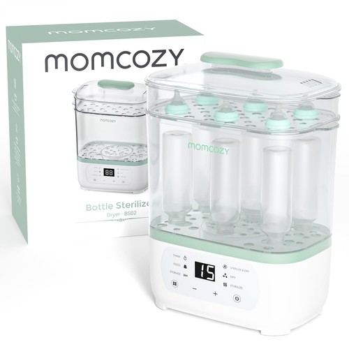 Momcozy sterilizzatore biberon - momcozy,