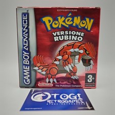 POKEMON VERSIONE RUBINO ITA ITALIANO COMPLETO GBA GAME BOY ADVANCE