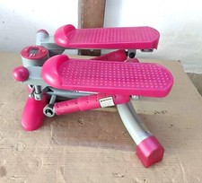 Stepper Idraulico DOMYOS ST270 Rosa Grigio Max 100 kg, 220 Ibs Display step