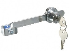 Serratura a cremagliera per scorrevoli in vetro, vetrine IBFM Art. 155