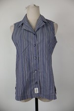 CALVIN KLEIN JEANS CAMICIA SMANICATA DONNA M WOMAN SHIRT CASUAL VINTAGE COTONE