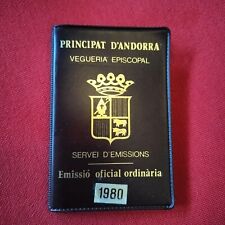 ANDORRA 1/2 ESCUT 1500 DINERS ARGENTO 1980 IN FOLDER ORIGINALE #CASS2