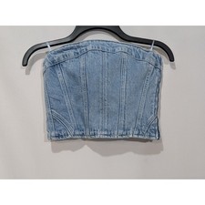 Top corsetto denim ZARA