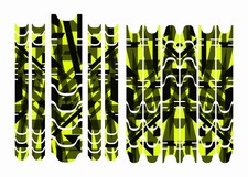 Set adesivi telaio design neon