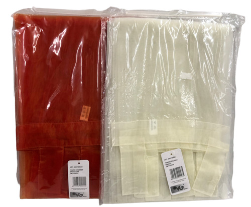 Tenda organza bianca o - in,