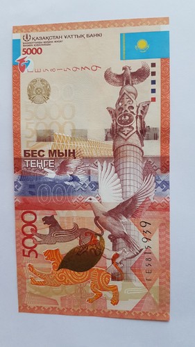Kazakistan 5000 tenge - kazakistan,
