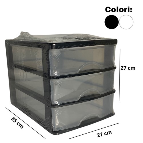 Cassettiera plastica da - in,