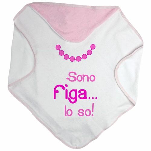 Accappatoio triangolo neonata