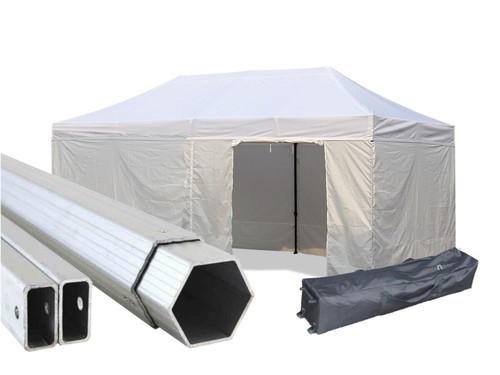 Gazebo 4x8m alluminio - 4x8m, in