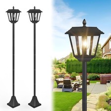 2 Pcs Lampione solare a led da