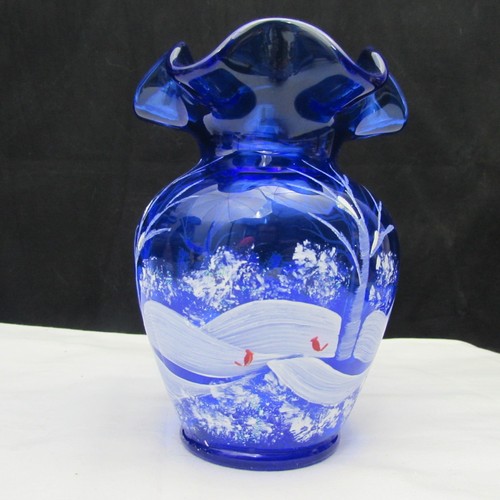 Vaso dipinto mano - vaso, fenton