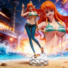 One piece nami action figure - one,