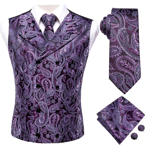 Gilet uomo tie viola - uomo,