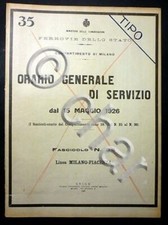 Ferrovie - Orario Generale