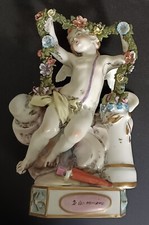 Putto in porcellana della metà '800 - Dresda