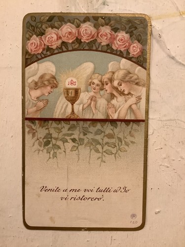 Santino antica cromolitografia