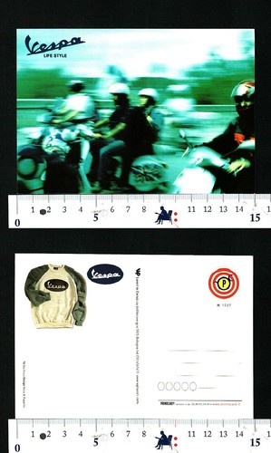 Vespa life style cartolina - life,