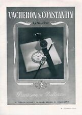 1937 * Pubblicità Originale "Vacheron & Constantin Ginevra Orologi, Precisione e