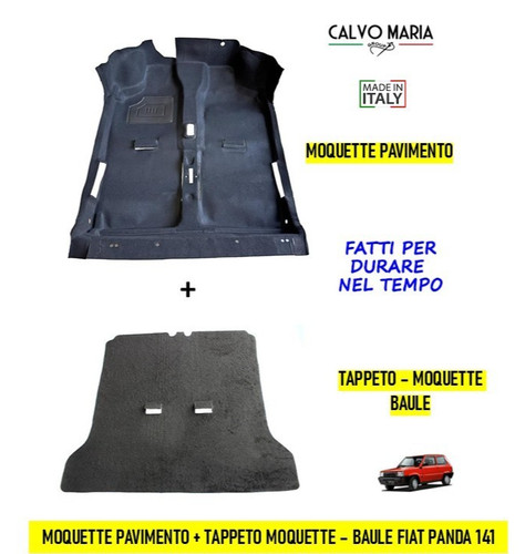Kit moquette fiat panda 141 - moquette,