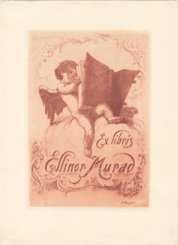 Exlibris bookplate radierung - exlibris,