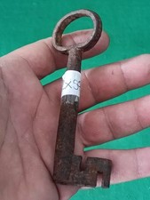 ANTICA CHIAVE SICILIANA A CANNA VUOTA FERRO BATTUTO 1800 OLD KEYS ANCIENT. CX59