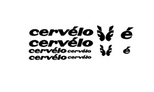 adesivi bici -  10 adesivi Cervelo - stickers Cervélo