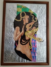 Quadro dipinto a mano, tecnica