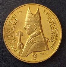 Medaglia Papale Paolo VI 1967 San Pietro