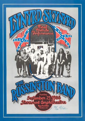 Poster musica vintage lynyrd - musica,