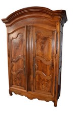 antico armadio Luigi XV epoca primi '800 RESTAURATO in noce massello