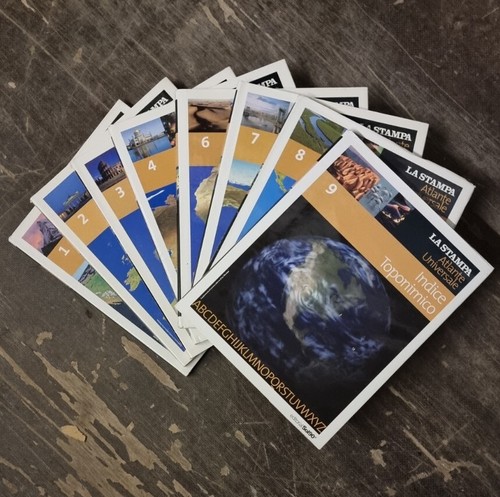 Stampa atlante universale - la,
