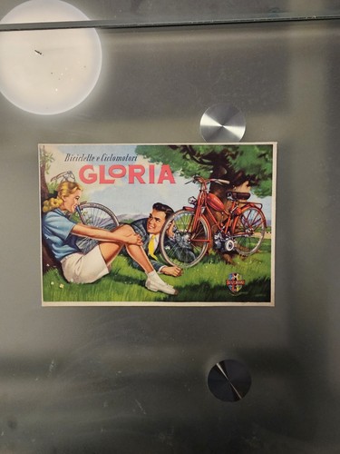Cartolina gloria biciclette - cartolina,