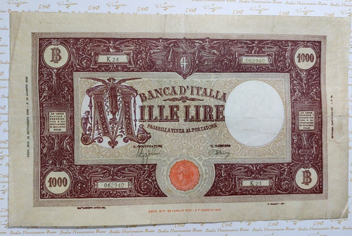 1000 lire barbetti - lire,