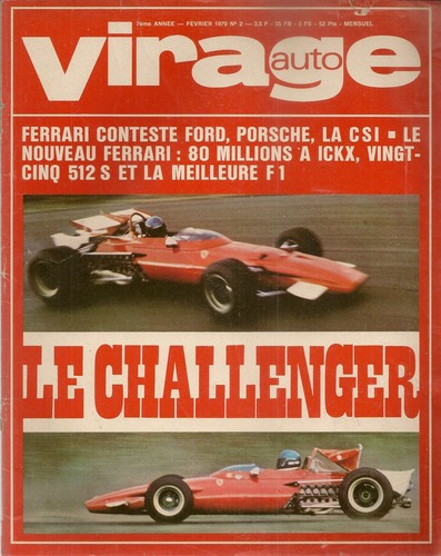 Virage auto 1970 fiat - 2,