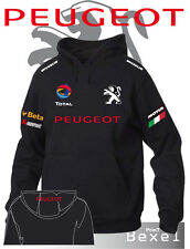 Felpa neutra Hoddie Printed  PEUGEOT 108 208 308 508 2008 3008 Auto Rally Col N
