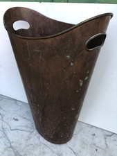 PORTAOMBRELLI CATINO CESTELLO ANTIQUARIA VINTAGE RAME EPOCA ELEGANTE COLLEZIONE