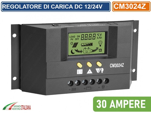 Regolatore carica 30a pwm - regolatore, di