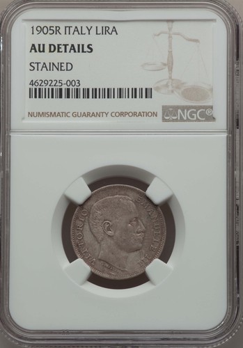 Regno italia 1905 - d'italia, moneta