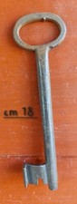 Antica CHIAVE Italiana 18 Cm da CANCELLO in FERRO BATTUTO inizio ‘900
