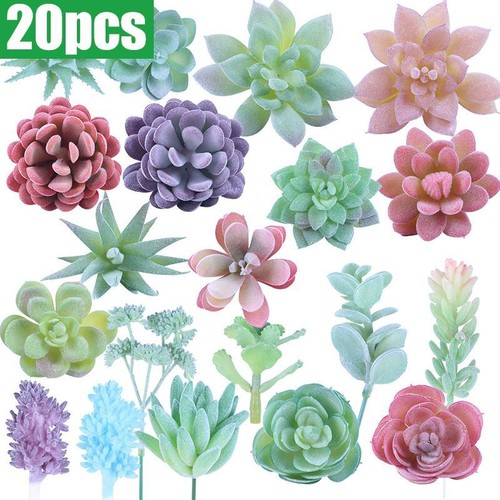 20pcs artificiale grasse - artificiale,