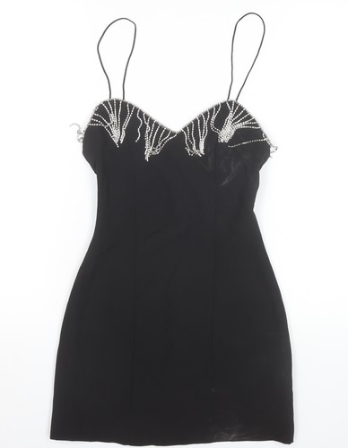 Zara donna nero bodycon - zara, xs