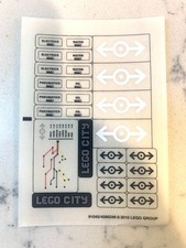 LEGO FOGLIO ADESIVO per treno