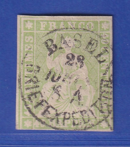 Svizzera 1854 helvetia seduta - 1854,